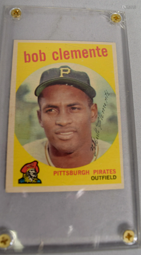 1959 TOPPS BOB CLEMENTE # 478 BASEBALL CARD: