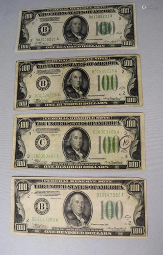 US $100 DOLLAR BILLS