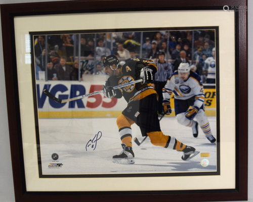 FRAMED 2006 CAM NEELY AUTOGRAPHED PHOTOGRAPH