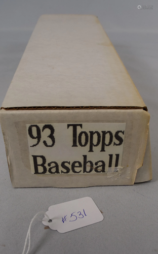 1993 TOOPS COMPLETE REGULAR BASEBALL SET