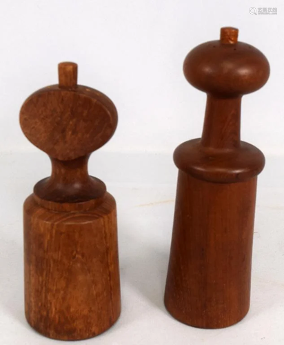 2 VINTAGE DANSK JENS QUISTGAARD PEPPERMILL: