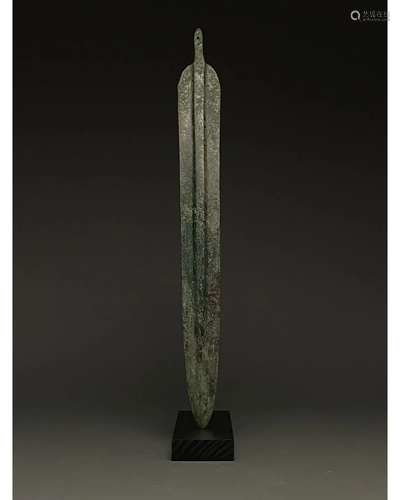 ANCIENT BRONZE SWORD - SUPERB PATINA