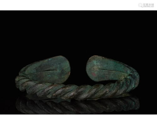 VIKING BRONZE TWISTED BRACELET