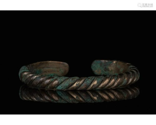 VIKING BRONZE TWISTED BRACELET