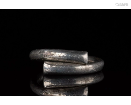 CELTIC IRON AGE SILVER RING