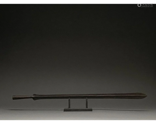 HUGE GREEK HELLENISTIC IRON SPEAR