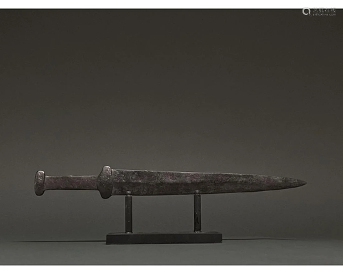 SCYTHIAN IRON ACINACES SWORD WITH HANDLE