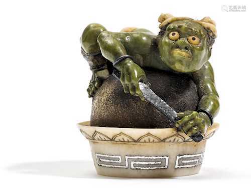 NETSUKE EINES ONI.