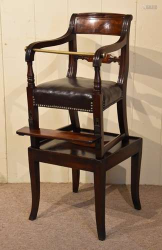 Childs Armchair And Table Regency Metamorphic