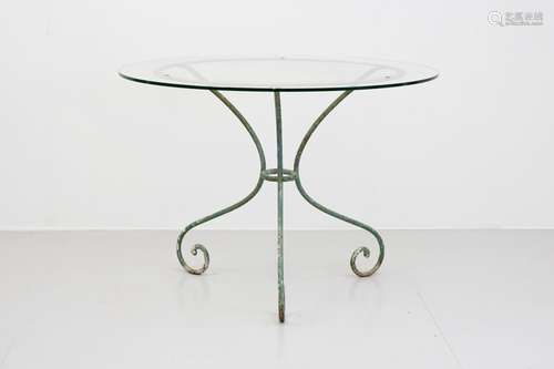 Glass Top Table