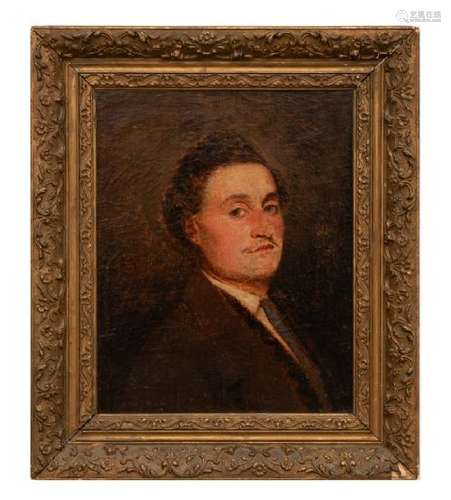 Antique Framed Oil Painted Portrait C.1870