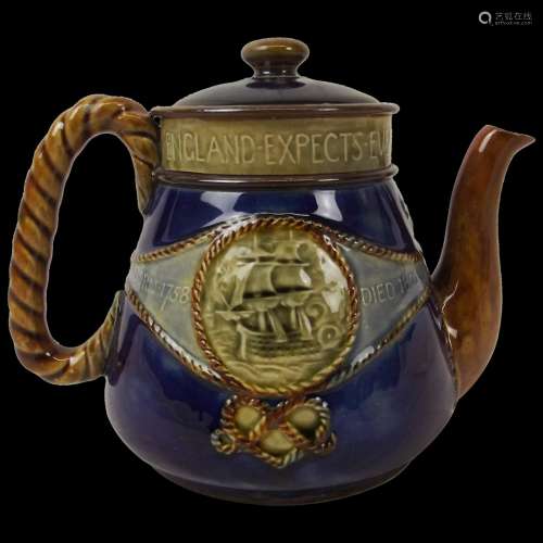 1905 Admiral Nelson Royal Doulton Trafalgar Centenary Teapot