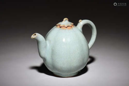 JUN WARE MELON SHAPED EWER