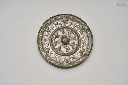 A bronze mirror  Tang dynasty