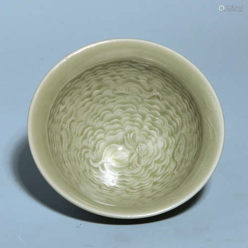 A YAOZHOU KILN CYAN GLAZED SMALL CUP