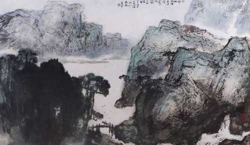 YANG SHANSHEN (1913-2004), LANDSCAPE