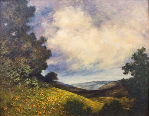 PAINTING, ROBERT HOUSTON, CALIFORNIA VISTA