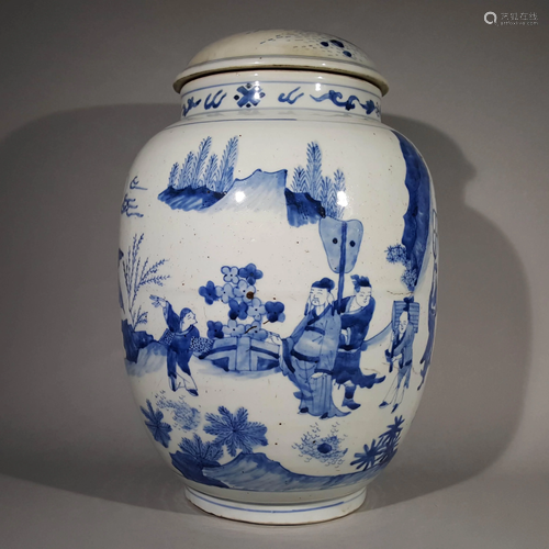 A CHINESE VINTAGE PORCELAIN JAR