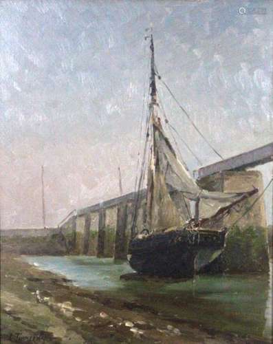 Louis TIMMERMANS (1846 1910) Barque de pêcheur à l…