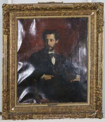 Henri FANTIN LATOUR (1836 1904) (attribué à) Portr…