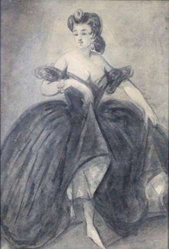 Constantin GUYS (1802 1892) Élégante Lavis d'encre…