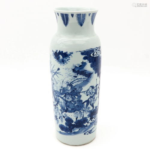 A Blue and White Vase