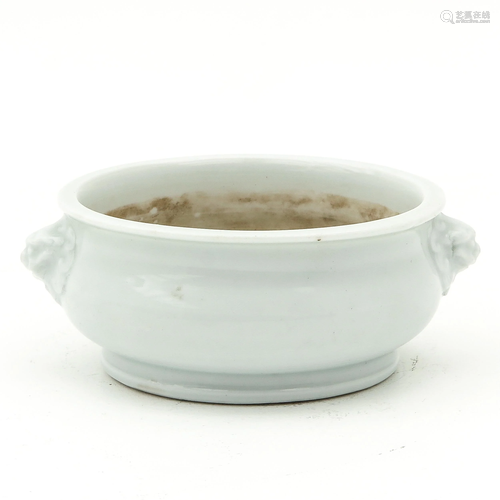 A Blanc de Chine Censer