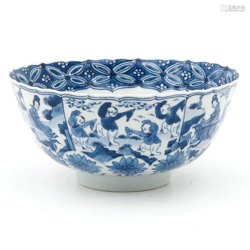 A Blue and White Bowl