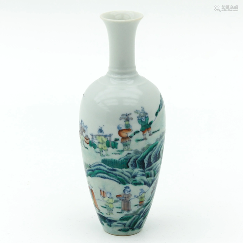 A Polychrome Decor Vase