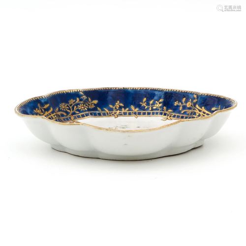 A Polychrome Decor Dish