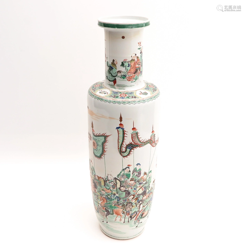 A Famille Verte Vase