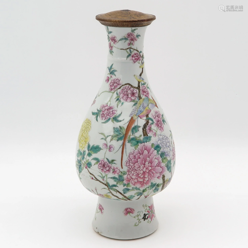 A Famille Rose Vase