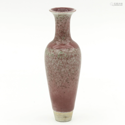 A Purple Glaze Vase