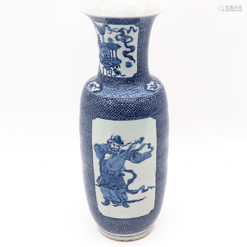 A Blue and White Vase