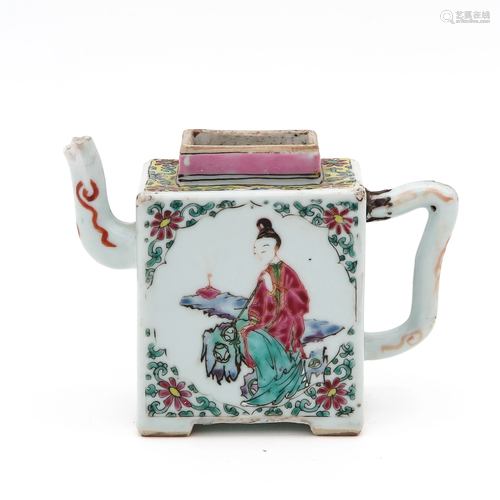 A Famille Rose Teapot