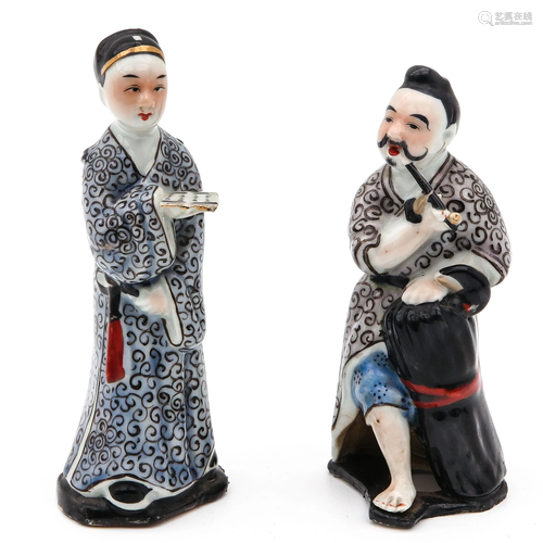 Two Chinese Figures