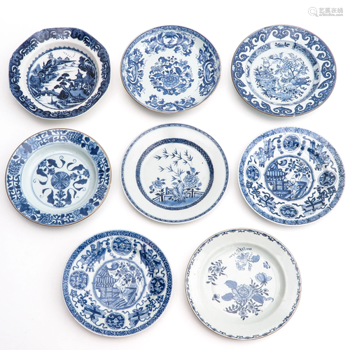 A Collection of 8 Plates