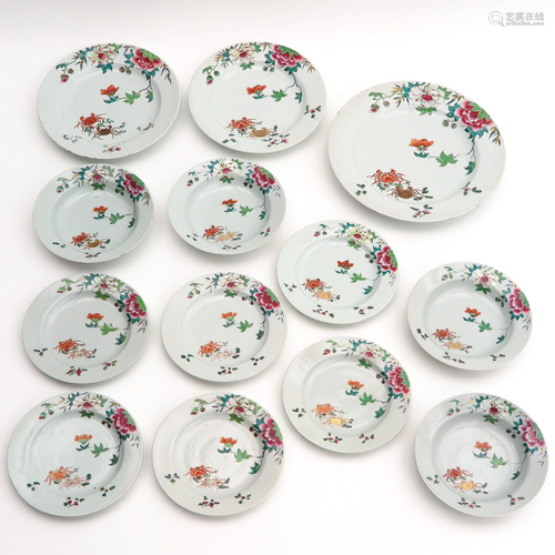 A Series of 13 Plates