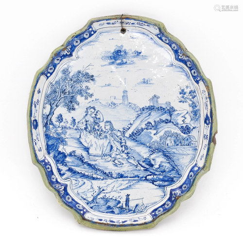 An 18th Century Delft Plaque