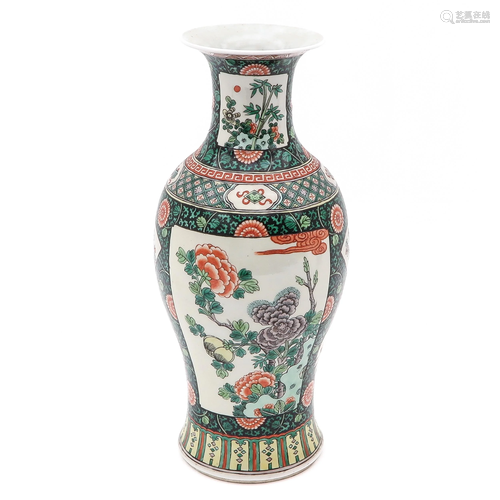 A Famille Verte Vase