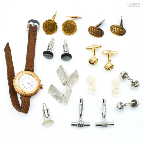 A Watch and Cuff Links