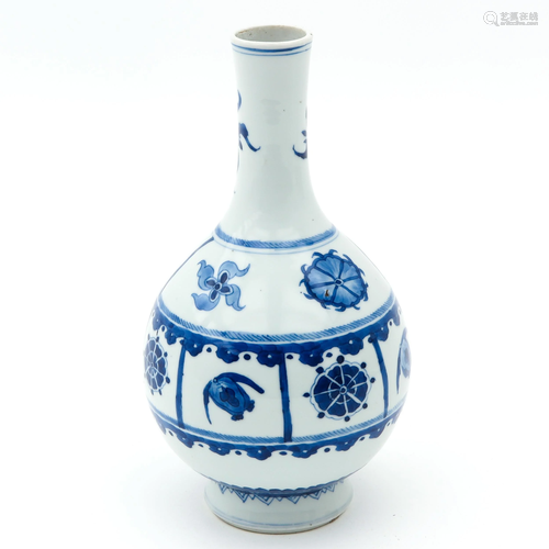 A Blue and White Vase