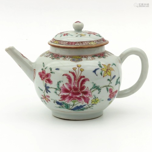 A Famille Rose Teapot