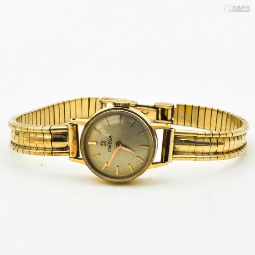 A Ladies 14KG Omega Watch