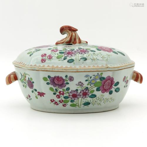 A Famille Rose Tureen