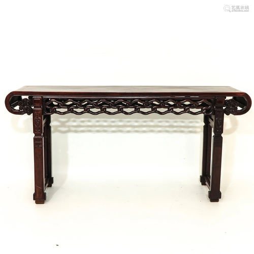 A Chinese Altar Table