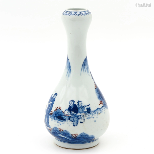 A Blue and White Vase