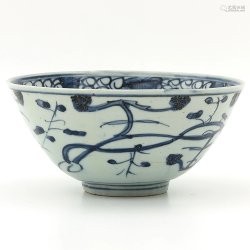 A Blue and White Bowl