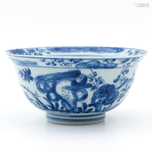 A Blue and White Bowl