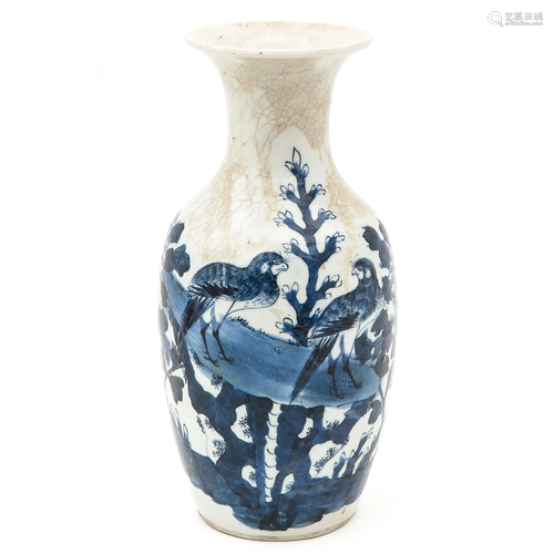 A Blue and White Vase